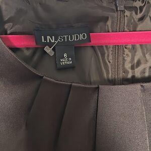 I.N. Studio Elegant Chocolate Brown Sleeveless Dress Size 6